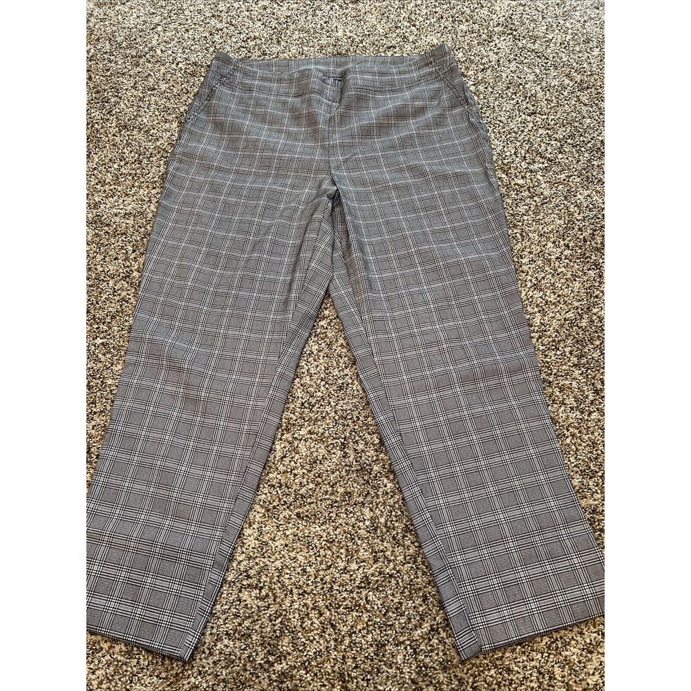 Adrienne Vittadini Womens 16W Cropped Pants Dress Work Slacks No Pockets 36x26